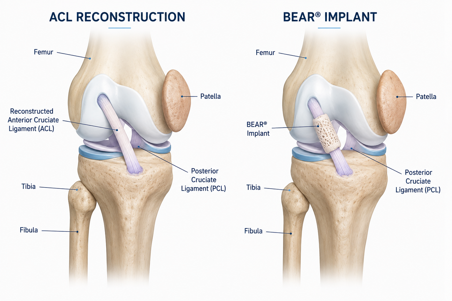 ACL Recon vs BEAR ACL Reconstruction -vs- BEAR Implant